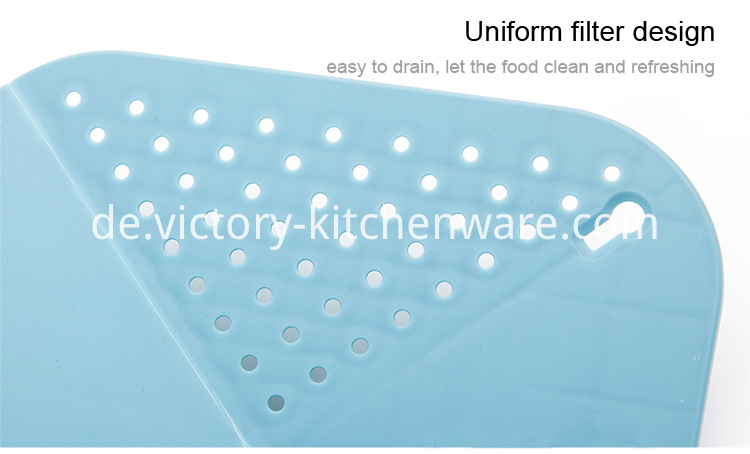 Klappbares Schneidebrett mit Sieb folding cutting board with colander